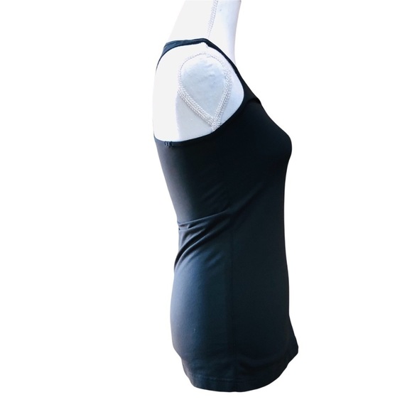LULULEMON WOMENS BLACK RACERBACK ATHLETIC TANK WITH ZIPPER EST SZ 8 - Picture 7 of 9